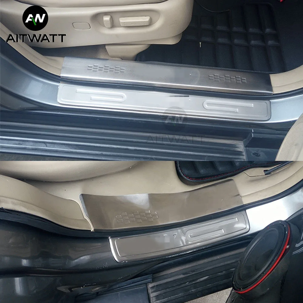 Накладка на порог из нержавеющей стали для Honda CRV 2007 2008 2009 2010 2011 Защитная Наклейка