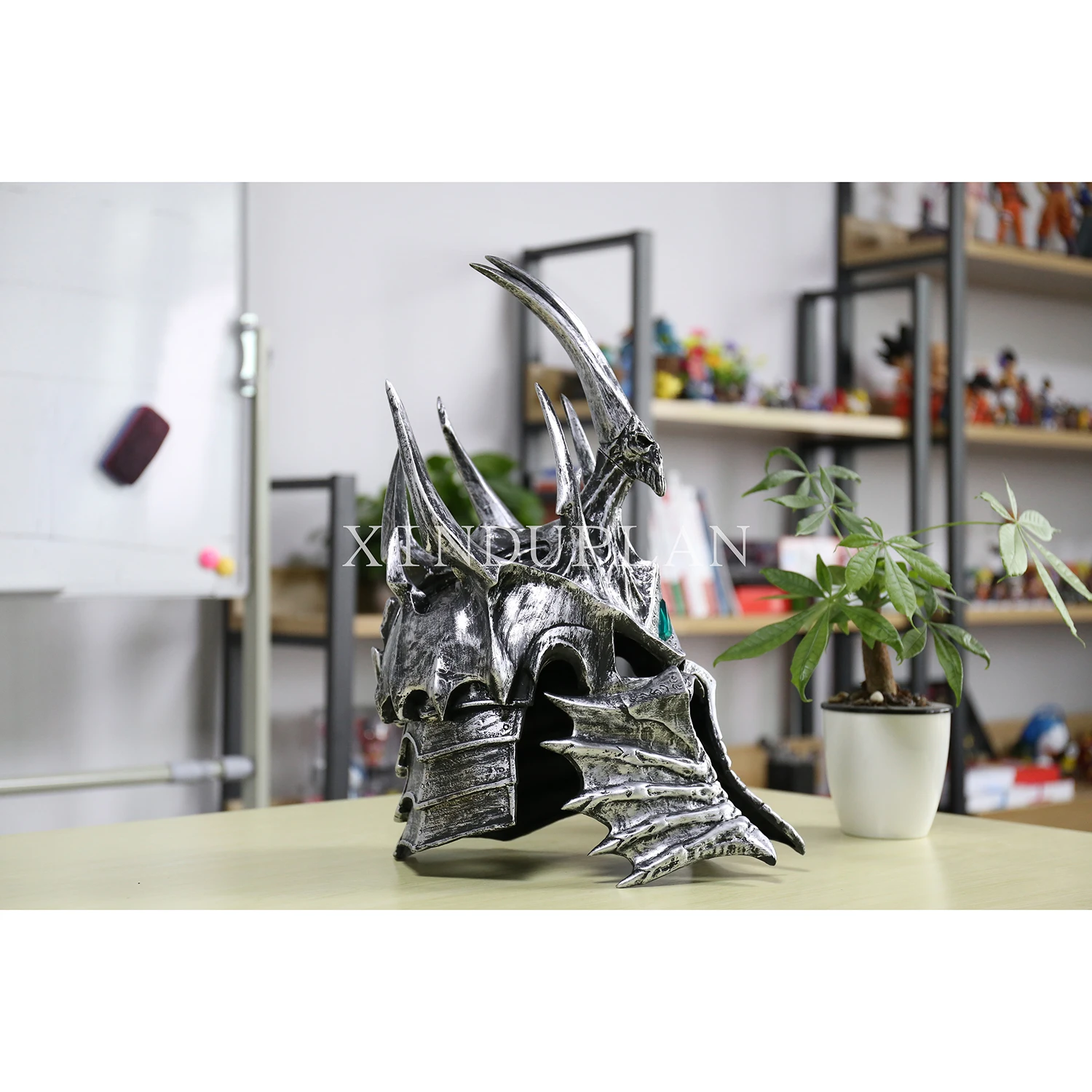 Xinduplan Новый Dota 2 Артас Lich King аниме Косплэй 1/1 фигурку Игрушечные лошадки Juguete 46 см