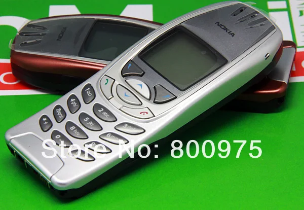 Восстановленное классический Nokia 6310i мобильного телефона 2G GSM открыл красный и один год гарантии