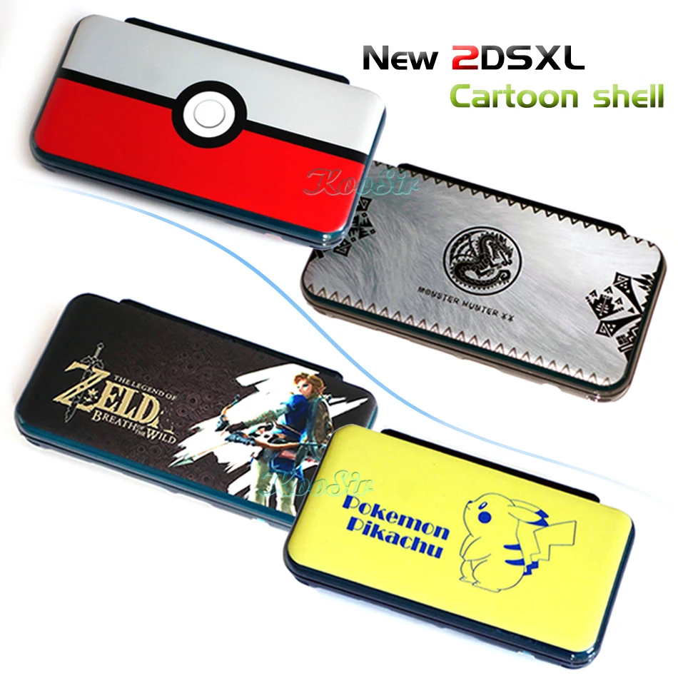Rend 2DS LL/XL матовый защитный чехол для Doraemon MHX Zelda Pikachu Poke Ball