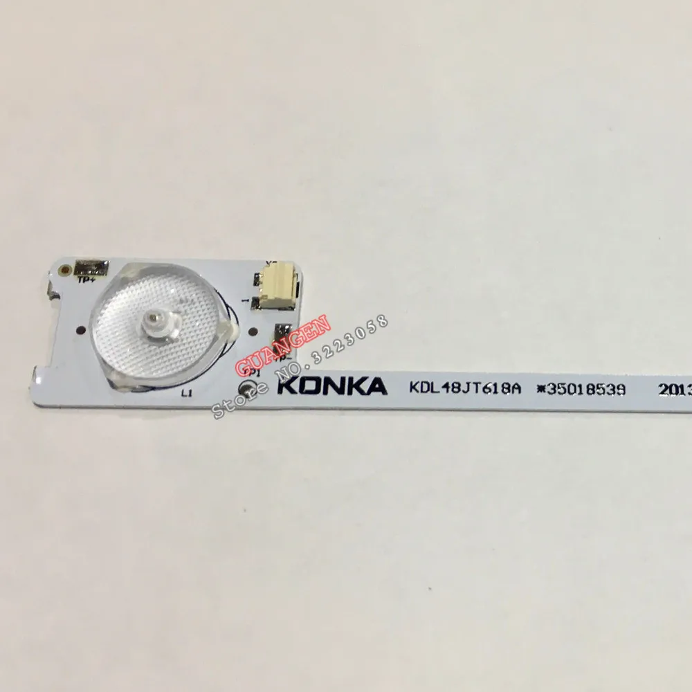 150 шт. x 6 в светодиодный бар ТВ подсветка полосы для Konka KDL48JT618A 258YTK панель 35018539 6 светодиодный s 442 мм 48 ''ТВ с подсветкой