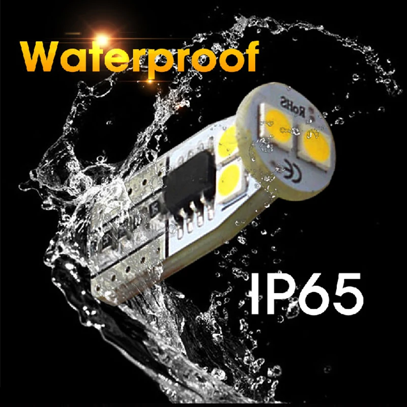 Подсветка SMD 3030 T10 LED W5W Клин 194 168 2825 угловые огни карта лампы зазор сигнала боковой