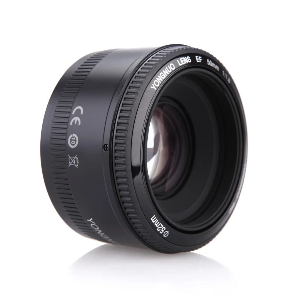 Объектив YONGNUO YN50 мм f1.8 YN EF 50 f/1 8 AF апертура с автофокусом фильтром ND для камер Canon EOS