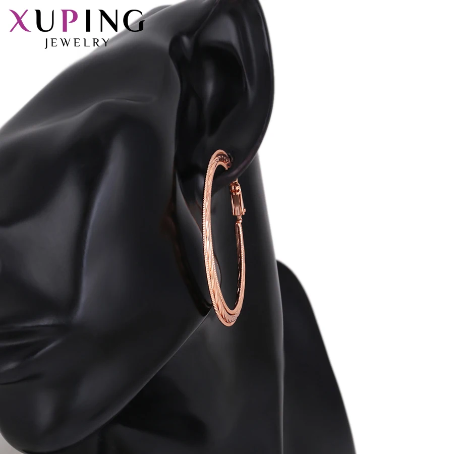 Серьги Xuping модные серьги с покрытием из розового золота для женщин и девочек