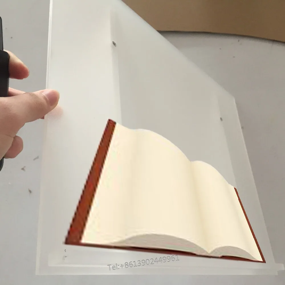 Дешевая настольная подставка для книг оптом, прозрачная акриловая подставка для книг, легкая сборка-прозрачная, настольная подставка для книг