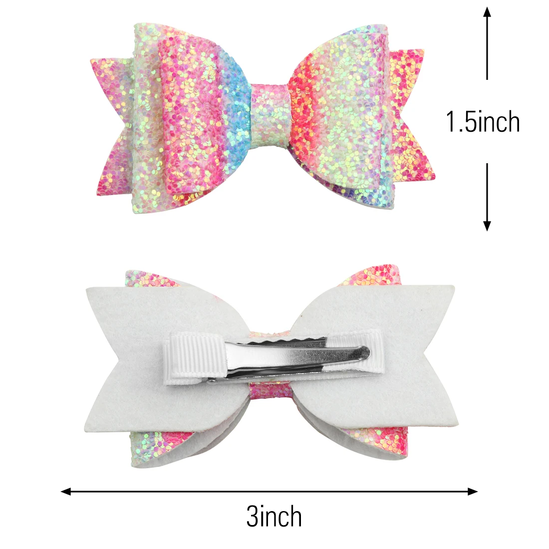 XIMA 1Piece 3inch Princess Hair Clip Girls Hairgrips Glitter Bows Headband for Party Hairband Children Accessories | Детская одежда и