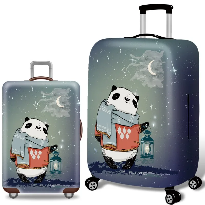 Защитный чехол для чемодана с милым котом утолщенный эластичный чемоданов 18 ~ 32
