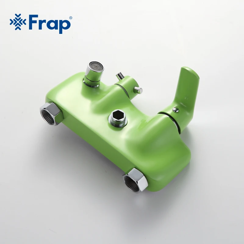 Frap 1 комплект из яблочно Ванная комната Душ все медь хромированный настенный душ