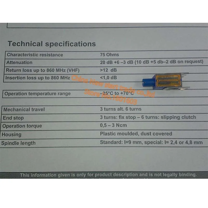 75 Ом 0-20 дБ Регулируемый аттенюатор эквалайзер адаптер вертикальный тип