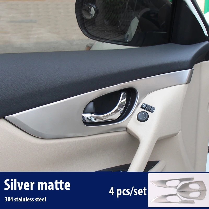 4 шт./компл. Стайлинг автомобиля внутренняя дверная ручка чаша декоративная рама