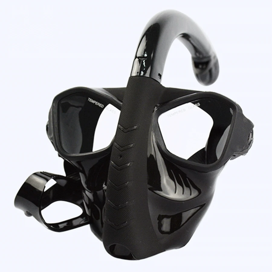 

2018 New Warrior Full-Face Full dry Anti-fog Anti-leak Breathing tube Diving Mask with Tempered Lens Goggles Diving glasses
