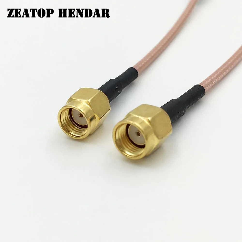 Коннектор для коаксиального кабеля 5 шт. RP SMA типа штекер и RF RG316 см 10 15 20 30 50 1 м 2