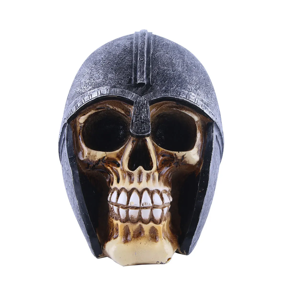 Полимерный шлем Череп Статуи Armor Warrior Skull Ремесленная человеческого голова черепа
