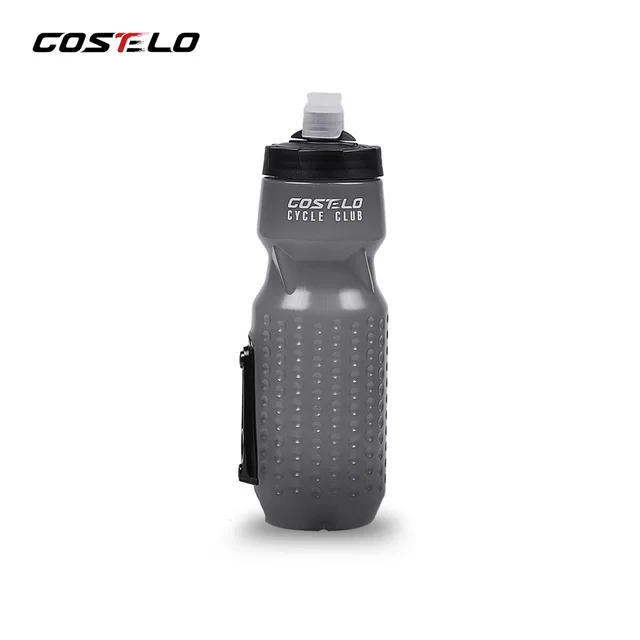 gray 1 pcs Инновации Costelo Магнитная бутылка Монтажная клетка велосипед велосипедные бутылки для воды Спортивная бутылка для воды, 710 мл стеклянные колбы пресс - Цвет: gray 1 pcs