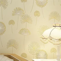 beibehang papel de parede non woven wallpaper living room bedroom cozy countryside dandelion wallpaper tv background