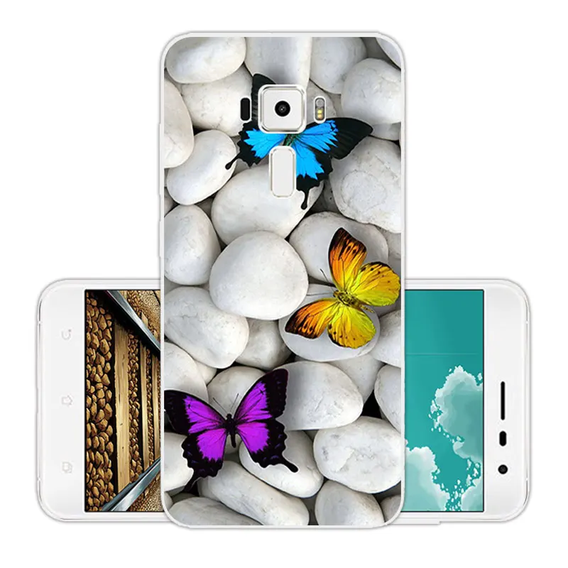 Чехол для телефона Asus Zenfone 3 ZE552KL Skuli Ультратонкий Мягкий силиконовый чехол задняя