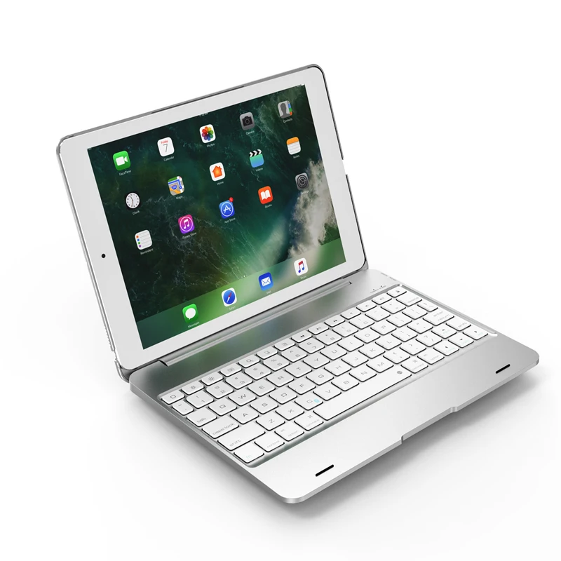 Loufu Bluetooth клавиатура для iPad металлический корпус для нового iPad 9,7 дюймов Чехлы планшеты A1822 A1823 A1893 A1954