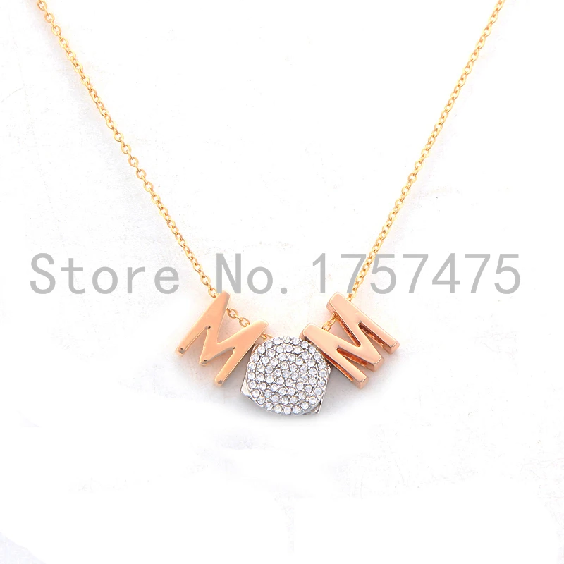Цепочка с подвеской мама 18 дюймов 1 комплект|necklace silver|jewelry womenchoker necklace silver |