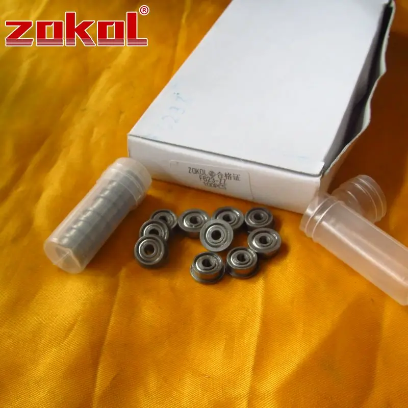 ZOKOL F623 ZZ подшипник F623ZZ фланцевый подшипник F623-ZZ глубокий шаровой подшипник 3*10(11,5)* 4 мм