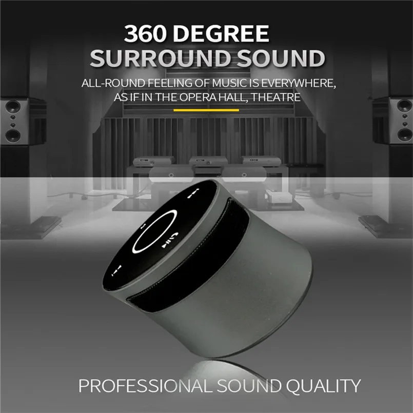 Портативный Мини Bluetooth динамик беспроводной V4.1 превосходный HD звук и бас 360