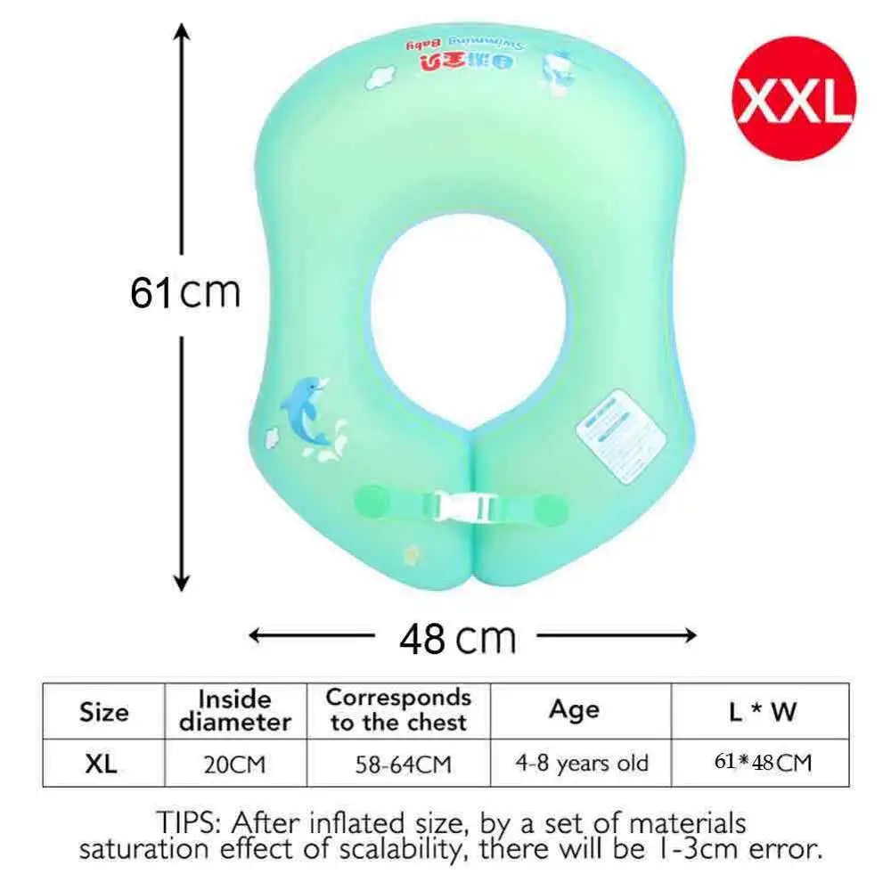 C4 (2XL for 5-12T) Детские плавающие кольца ming, плавающие детские надувные поплавки для бассейна, игрушки для плавания, тренировочные игрушки для детей - Цвет: C4 (2XL for 5-12T)