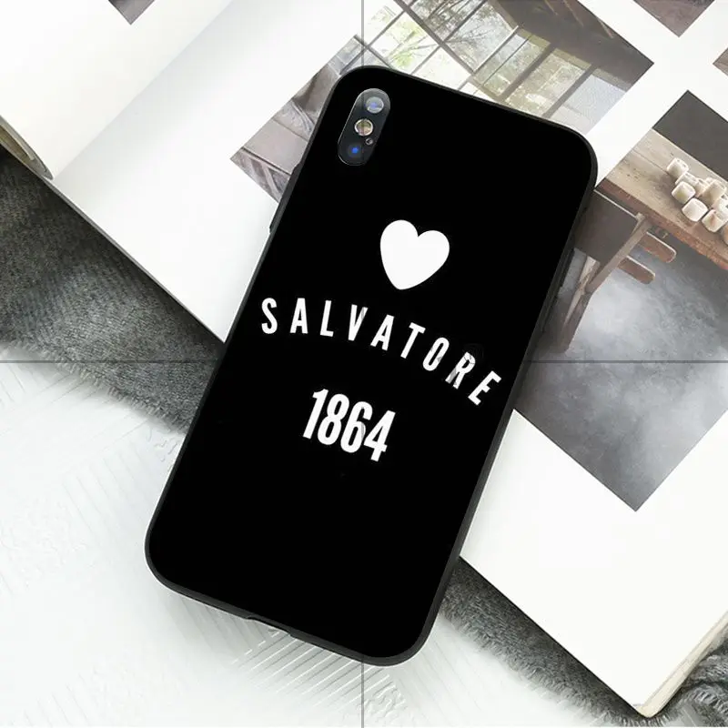 Чехол из ТПУ для телефона Ruicaica The Vampire Diaries Stefan Damon черный чехол Apple iPhone 8 7 6 6S Plus X XS MAX