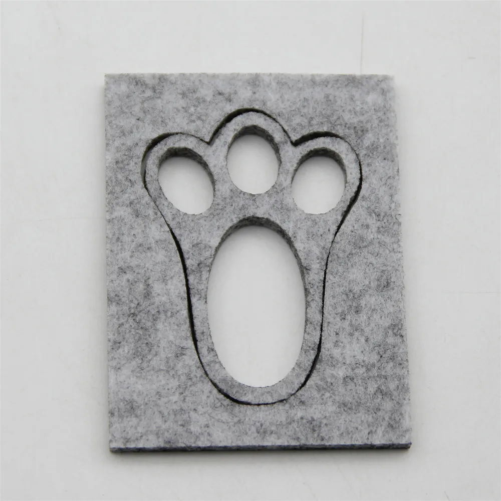 Small Dog Foot Несколько стилей Игла DIY валяния фетровые аппликации плесень Ремесло трафарет формы Швейные аксессуары стартер ручной работы шерстяной войлок - Цвет: Small Dog Foot