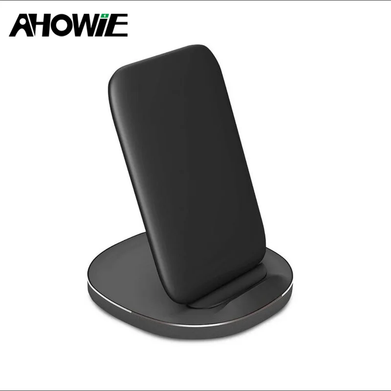 Ahowie Беспроводная Быстрая зарядка подставка для iphone X 7 Plus samsung S9 Док станция 8 Chargeur