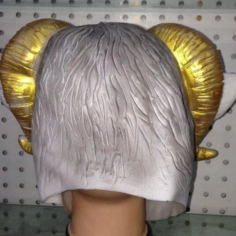 Лидер продаж 2017 маска на голову из козы и овцы маскарадный костюм Хэллоуин для