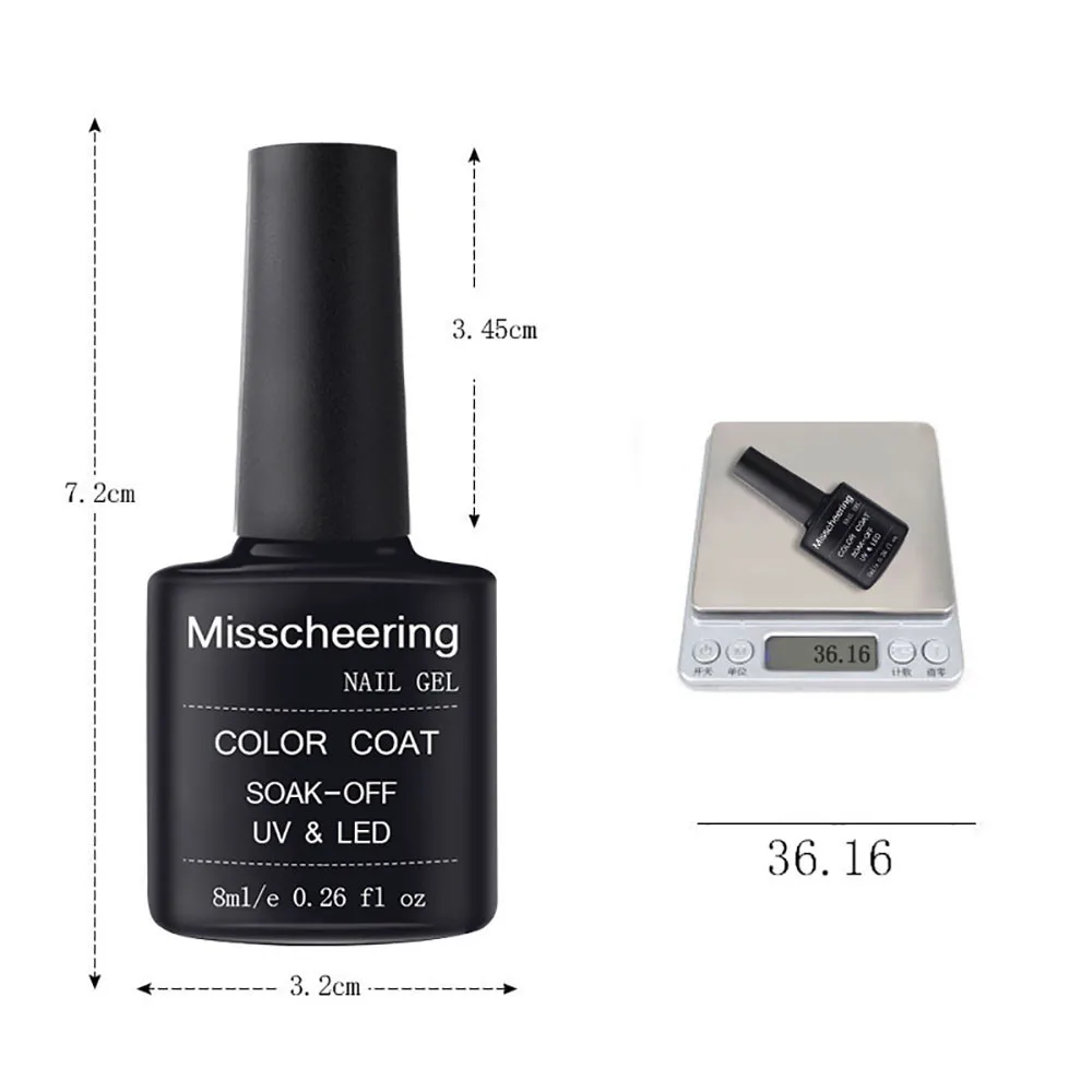 Новое поступление maquillajes para mujer Гель-лак для ногтей маникюр 8 мл алмазные блеск лак