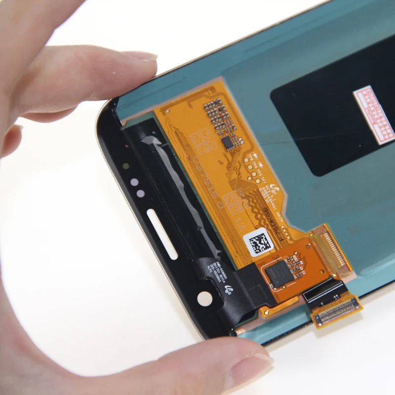 Протестированный для samsung S7 Edge ЖК-дисплей для samsung S7edge G935F ЖК-экран сенсорный дигитайзер сборка+ лента