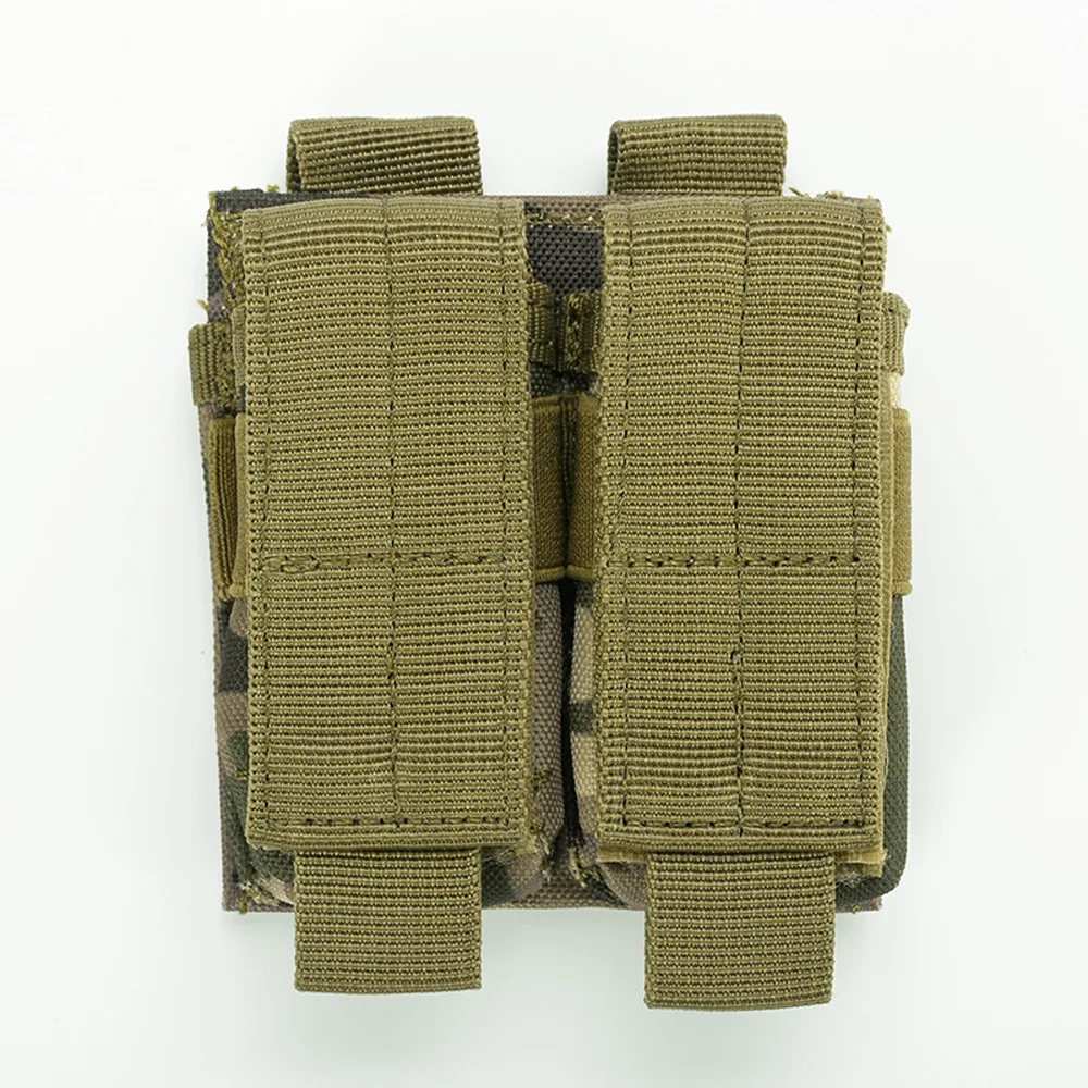 Открытый охотничий боевой военный Duble Чехол 9 мм 600D Molle нейлоновый Тактический двойной пистолет Mag подсумок закрывающийся кобура