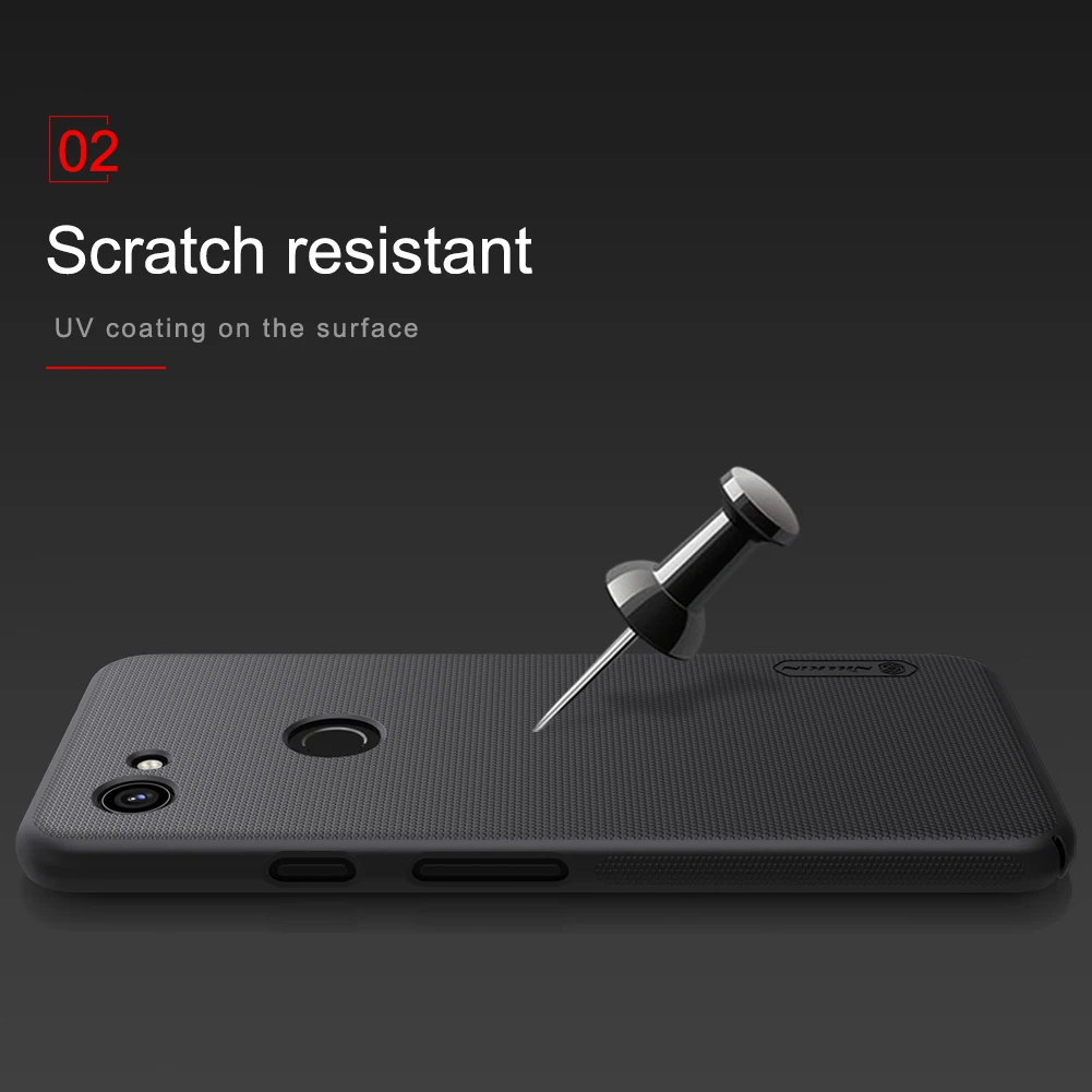 Для Google Pixel 3a NILLKIN матовая защитная задняя крышка для 3 XL 3A Ультратонкий ПК Жесткий