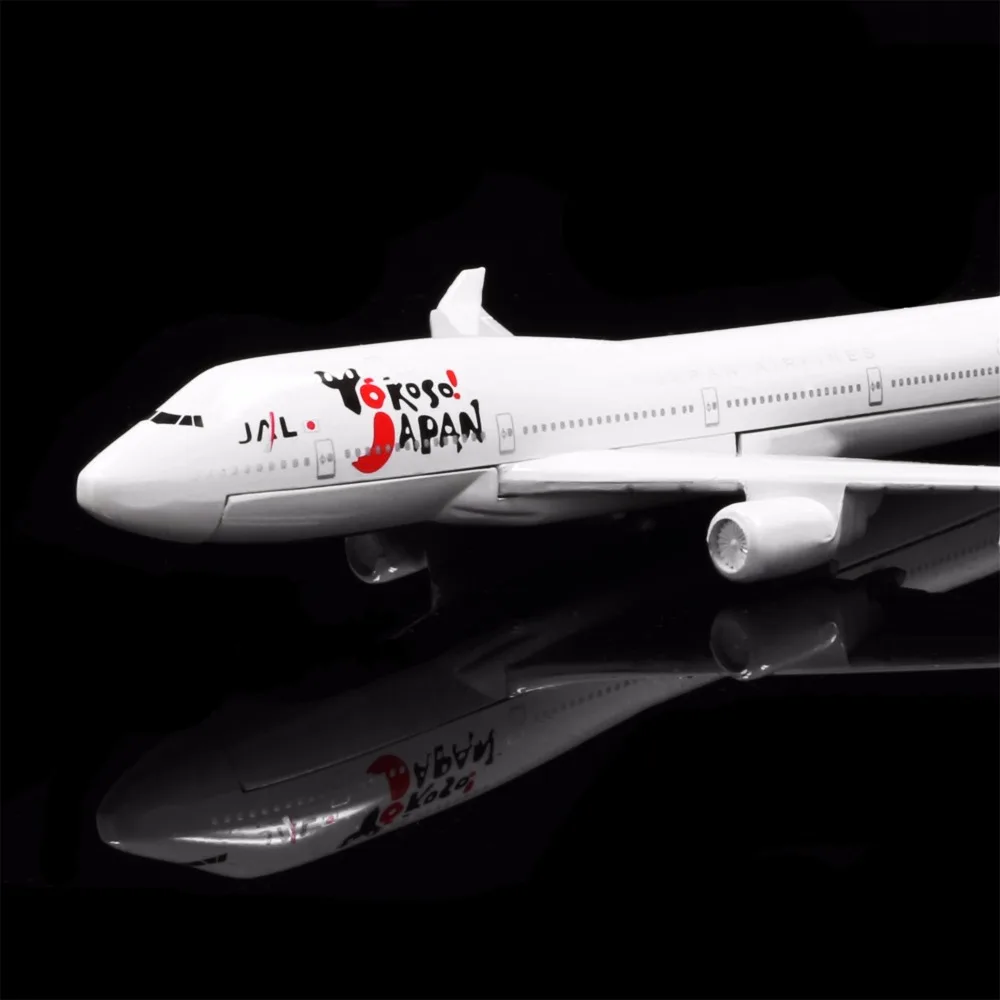 1:400 16 см JAPAN Airlines Boeing 747 металлическая модель самолета украшение офиса игрушка