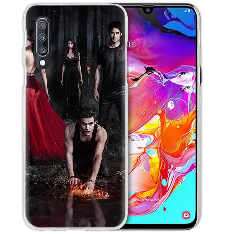 Вампира Дневники чехол для samsung Galaxy M40 A50 A80 A70 A60 A40 A30 A20e A10 J4 J6 плюс J8 S10e S10 5G жесткий чехол для телефона pc