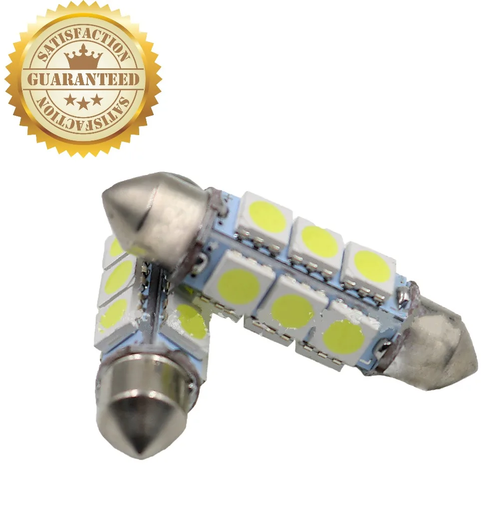 

6 PCS of Led 31mm 36mm 39mm 41mm 12SMD 5050 1210 smd C5W LED White Car led Dome Festoon 12led festoon lighting Interior Light