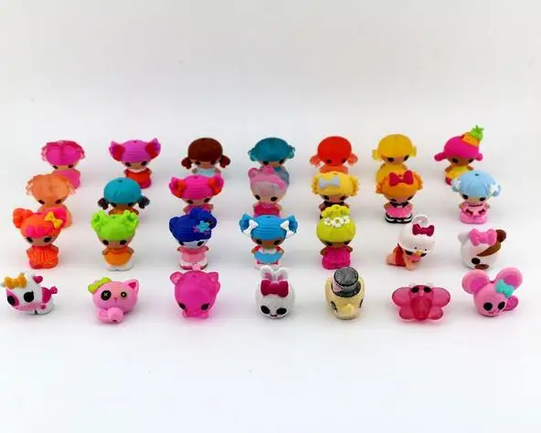 50 шт./лот Мультяшные фигурки Lalaloopsy милые куклы для девочек мини игрушки с