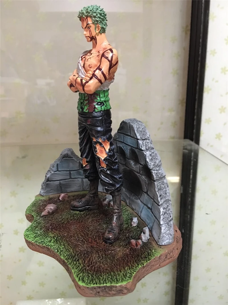 Пре продажа бесплатно EMS аниме один кусок Roronoa Зоро смолы фигурку игрушки brinquedos