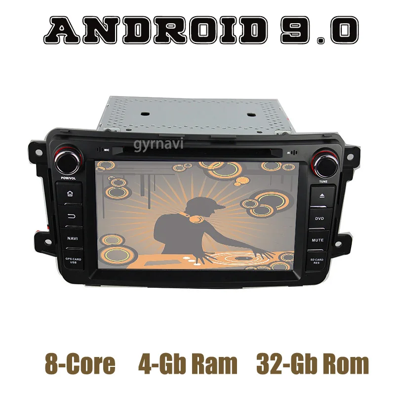 Мультимедийный плеер для mazda CX9 Android 9 0 GPS DVD с DSP PX5 восьмиядерным процессором Wi-Fi usb 4