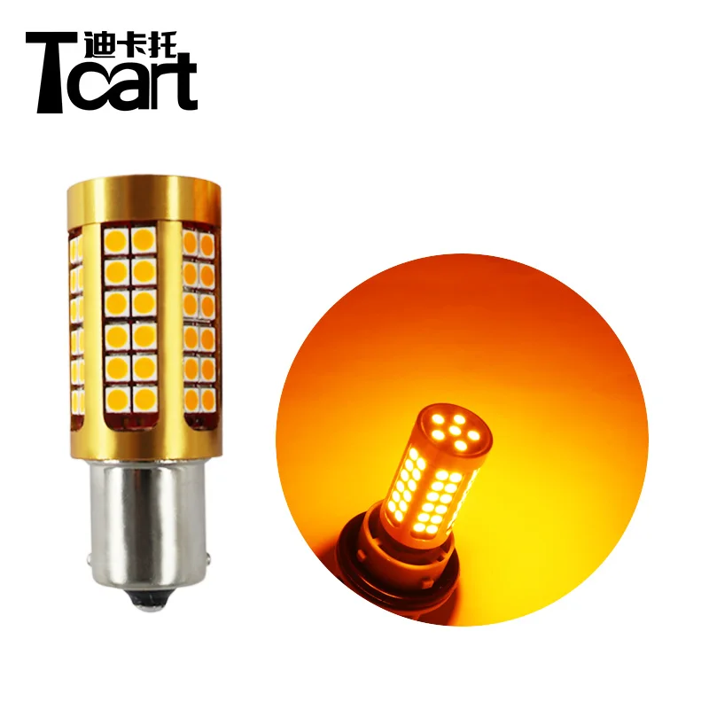 

Tcart 2pcs led Turn Signal Lights car accessories PY21W 1156 Bau15s for Toyota C-HR chr External Lights