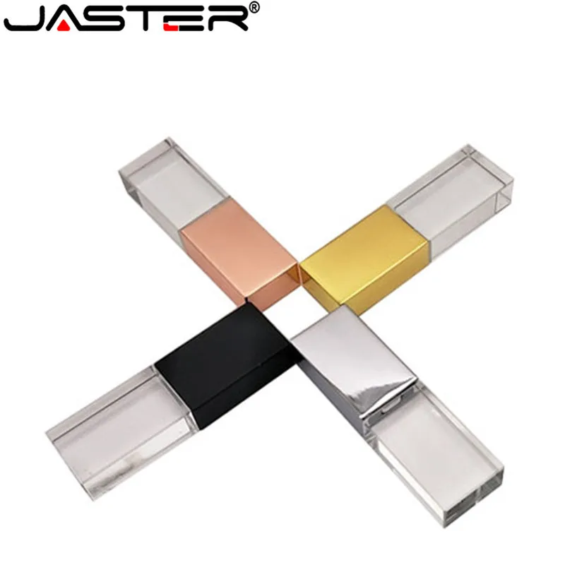 JASTER(10 шт. плата за логотип) пользовательский 3D внутренний логотип Кристальный USB 2,0 флэш-накопитель с коробкой