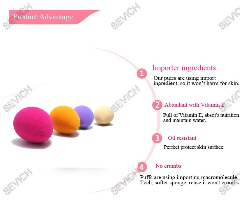 1 шт. цветная Косметическая пышная розовая губка для девочек пудра набор