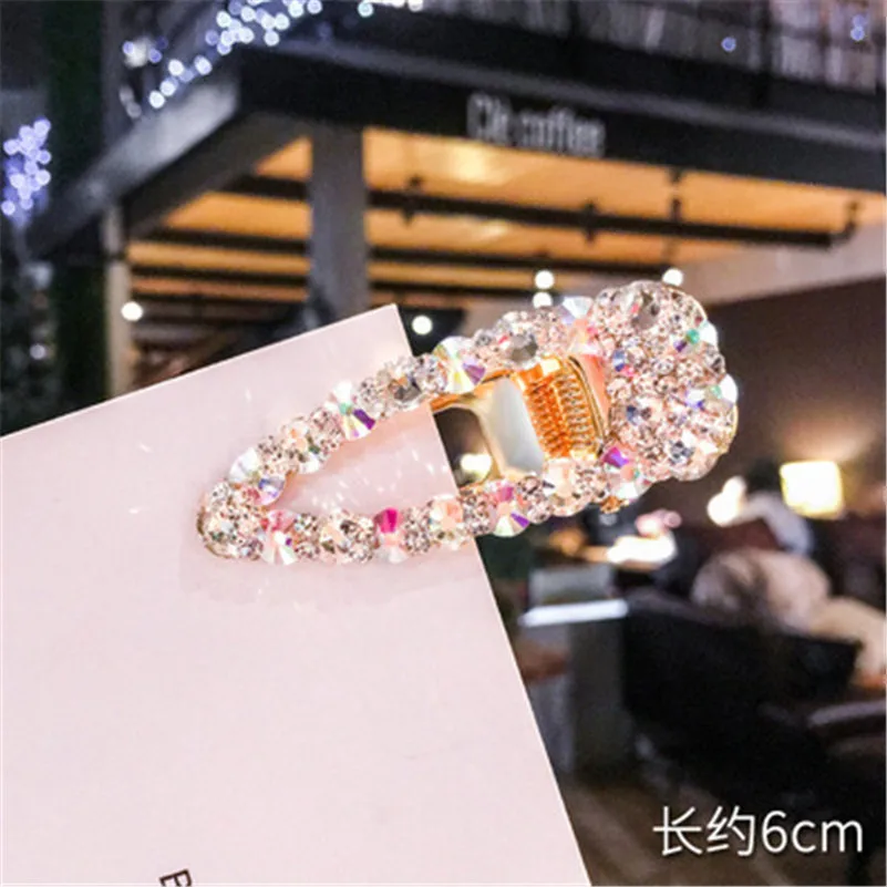 E9 Small gold clip Модные женские аксессуары для волос, корейский стиль, имитация жемчуга, кристалл, заколки для волос для девочек, женская заколка ручной работы, заколка для волос - Цвет: E9 Small gold clip