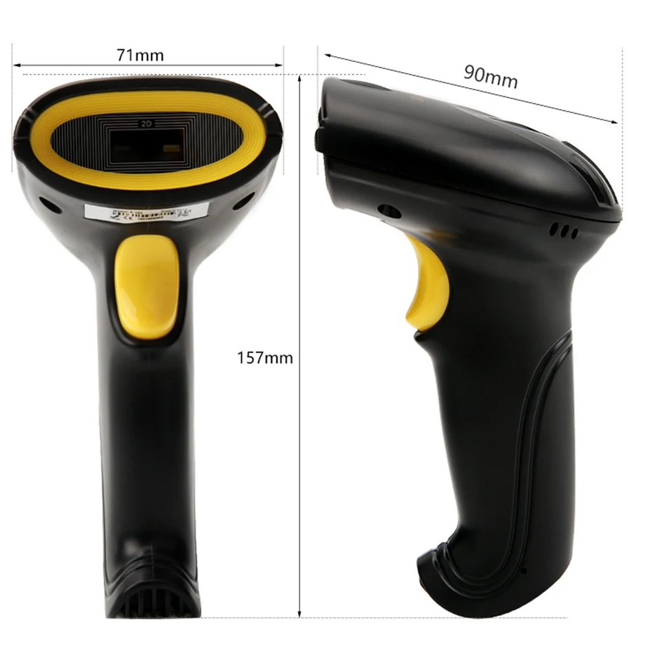 BS2 Y001 Проводной USB 2D QR PDF417 данных матричный сканер штрих кода 1D CCD для считывания