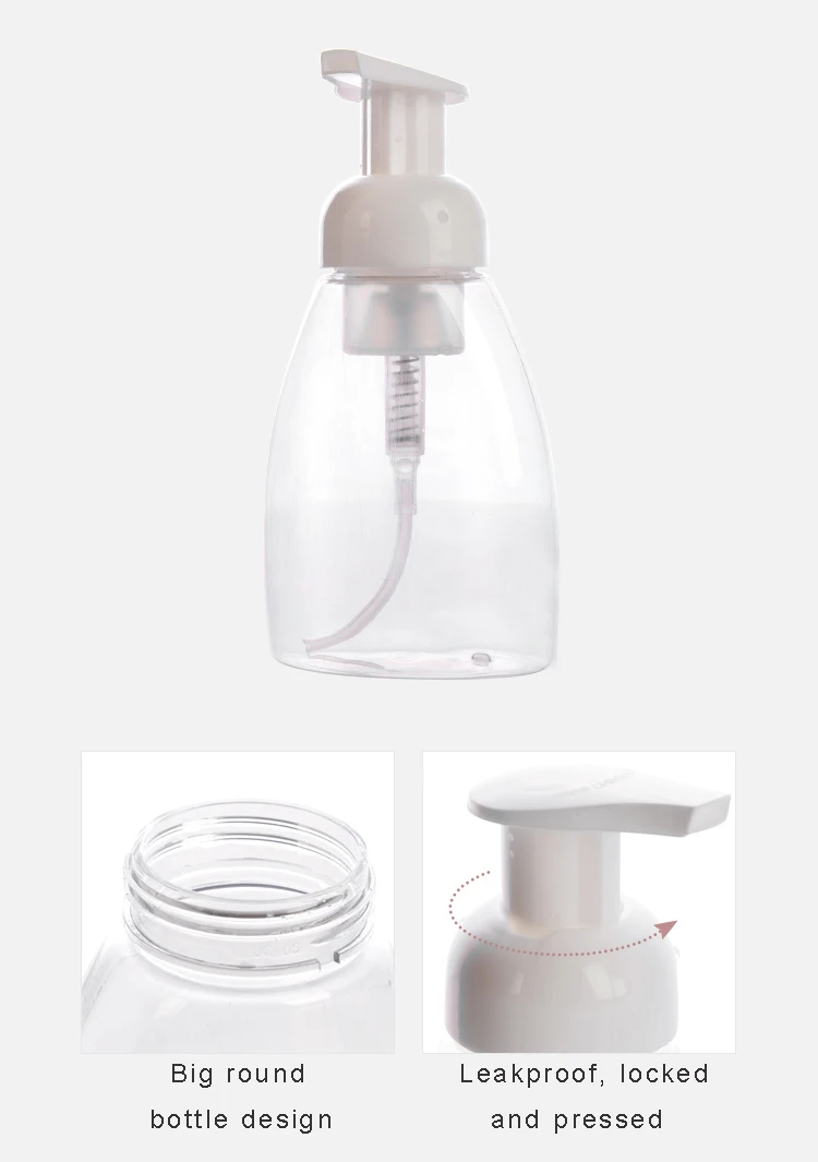 Удобная бутылка для жидкого мыла, гель для душа, отжимная бутылка, PP материал, пеносборник, эффект очистки, хорошее хранение в дороге-66796