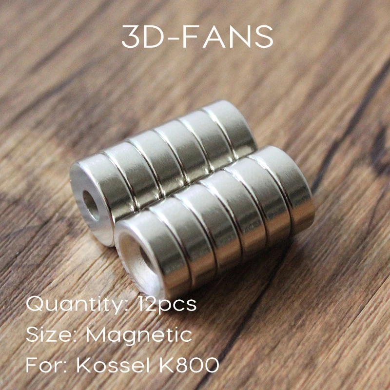 Детали для 3D принтера Reprap Delta Kossel K800 12 шт./лот Круглый супер специальный магнитный