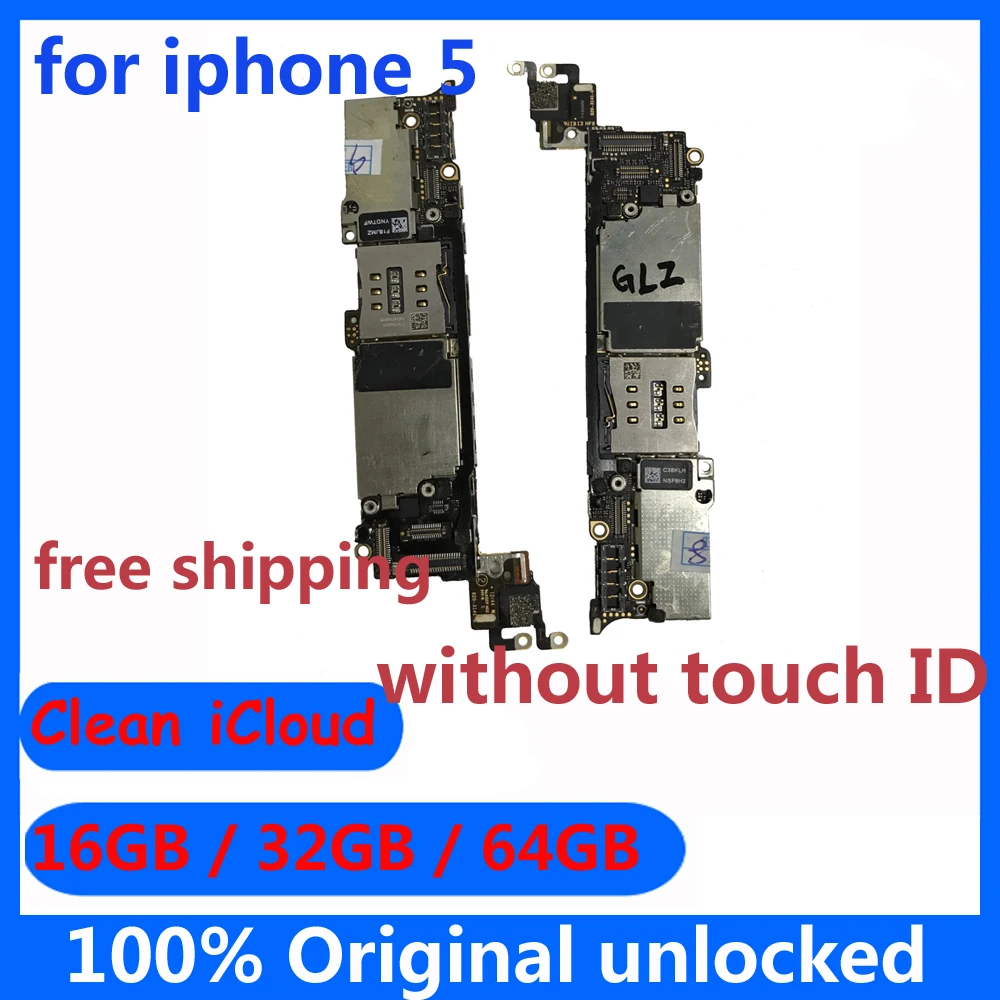 Материнская плата для iphone 5 100% оригинальные разблокированные полные чипы