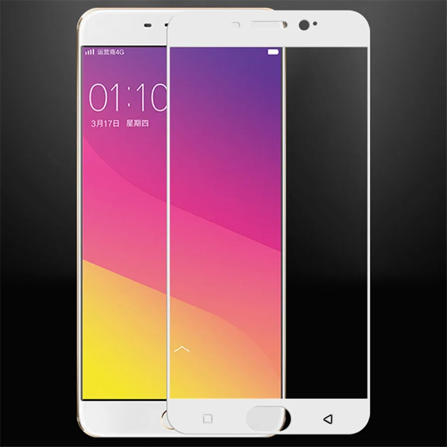 Buffle ультра тонкий спереди полное покрытие закаленное Стекло для OPPO R7 R7S плюс R9 R9S