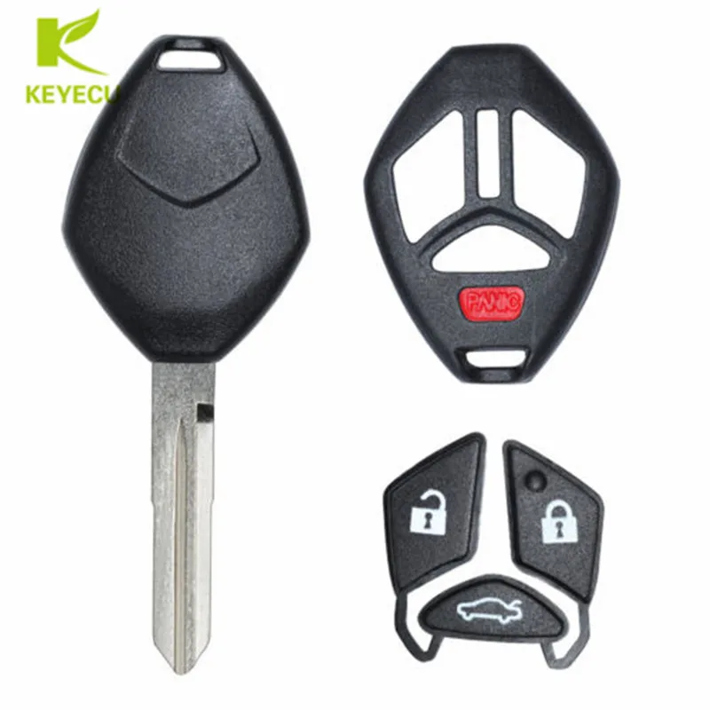 KEYECU запасной чехол для ключей с дистанционным управлением корпус Mitsubishi Eclipse Galant