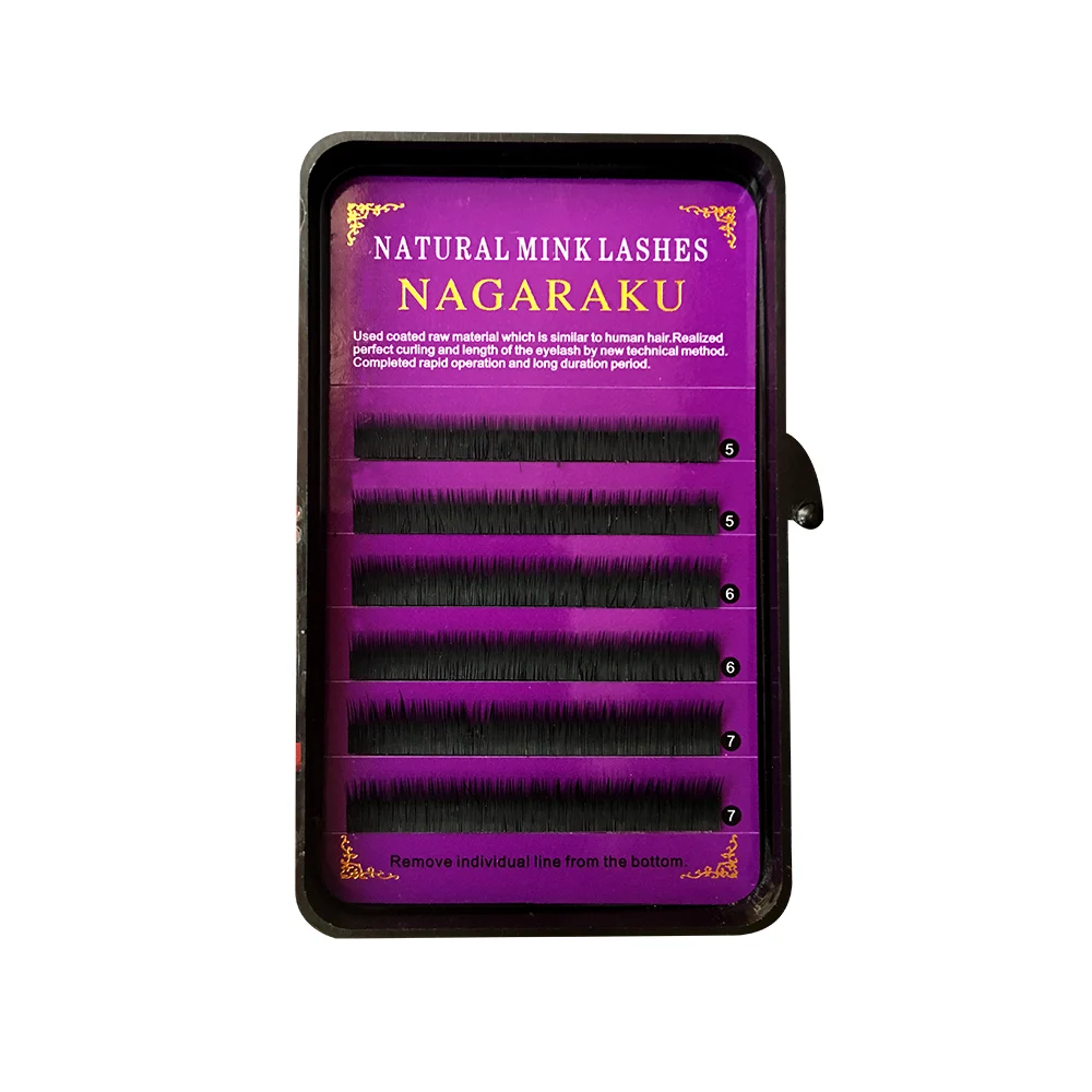NAGARAKU 1case Underlash Eyebrow Extension 0.10 Thickness J Curl 5mm 6mm 7mm mix Eyelash Lashes Bottom lashes | Красота и здоровье